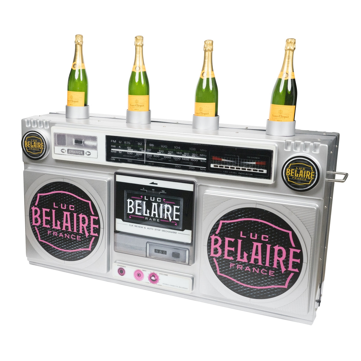 Luc Belaire Glorifier LED XXL Boombox Display Ghettoblaster Espositore Decorativo Bar – Vista 4
