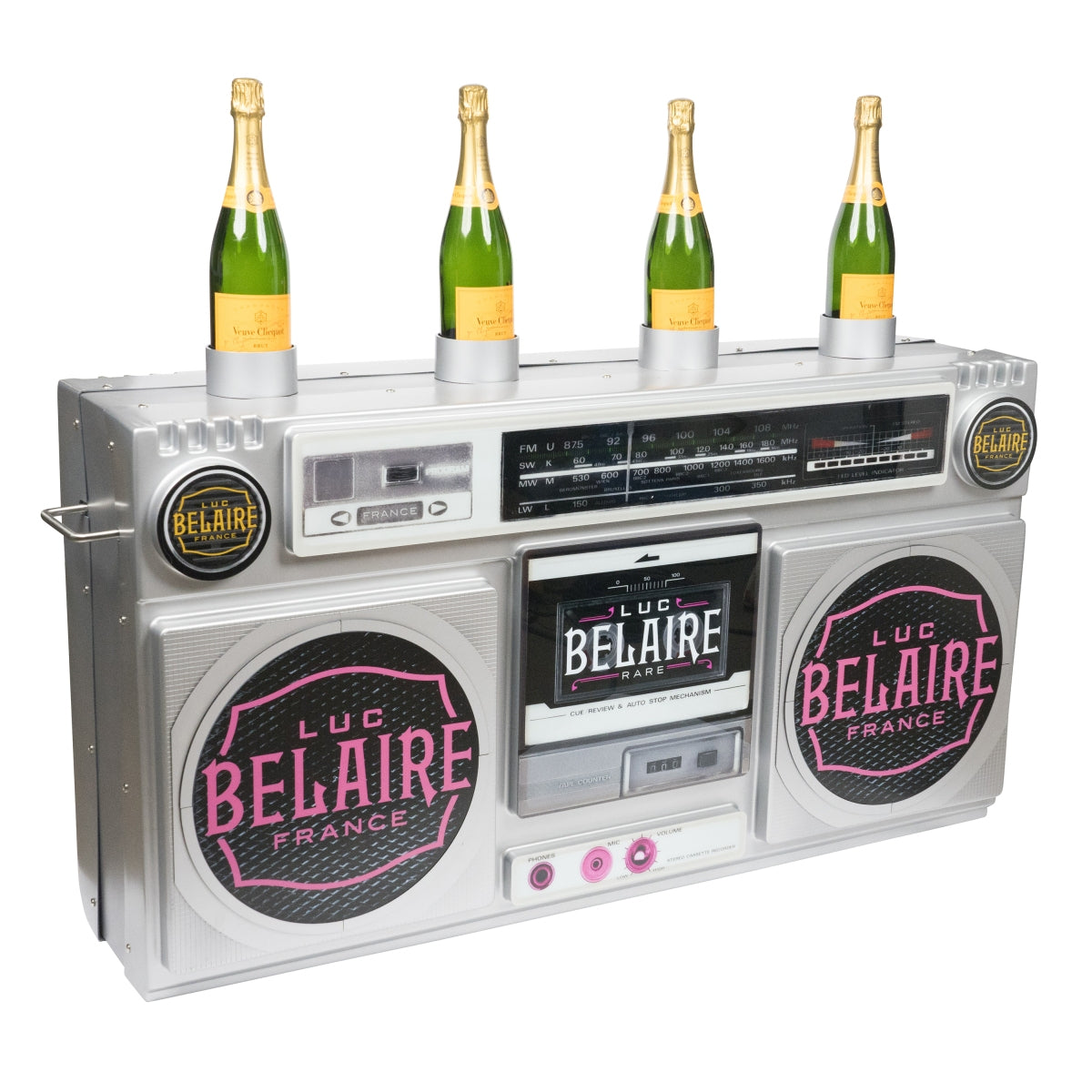 Luc Belaire Glorifier LED XXL Boombox Display Ghettoblaster Espositore Decorativo Bar – Vista 5