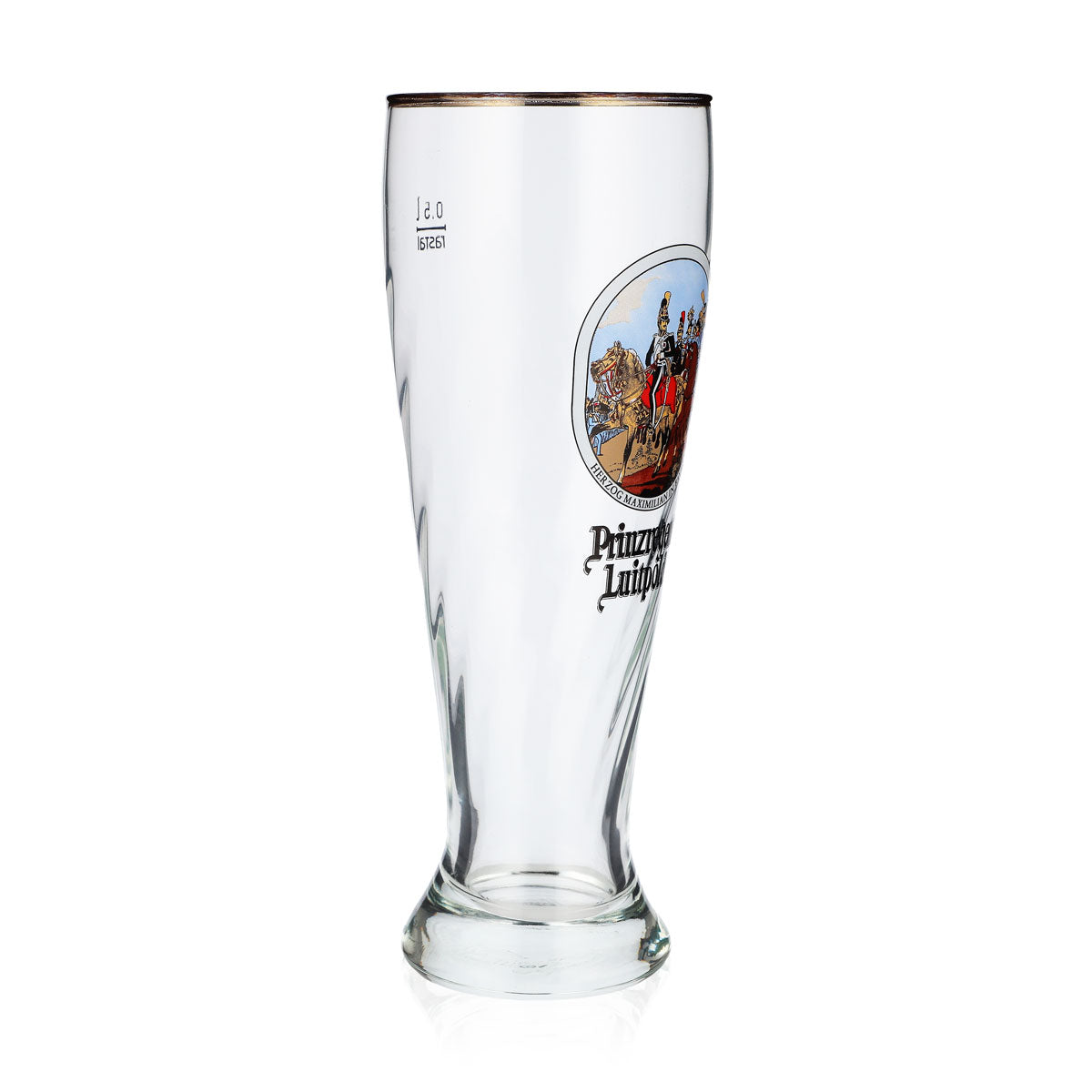 Bicchiere da birra Luitpold 0,5 l Bicchiere da birra bianca Duca Massimiliano di Baviera  Rastal – Vista 2