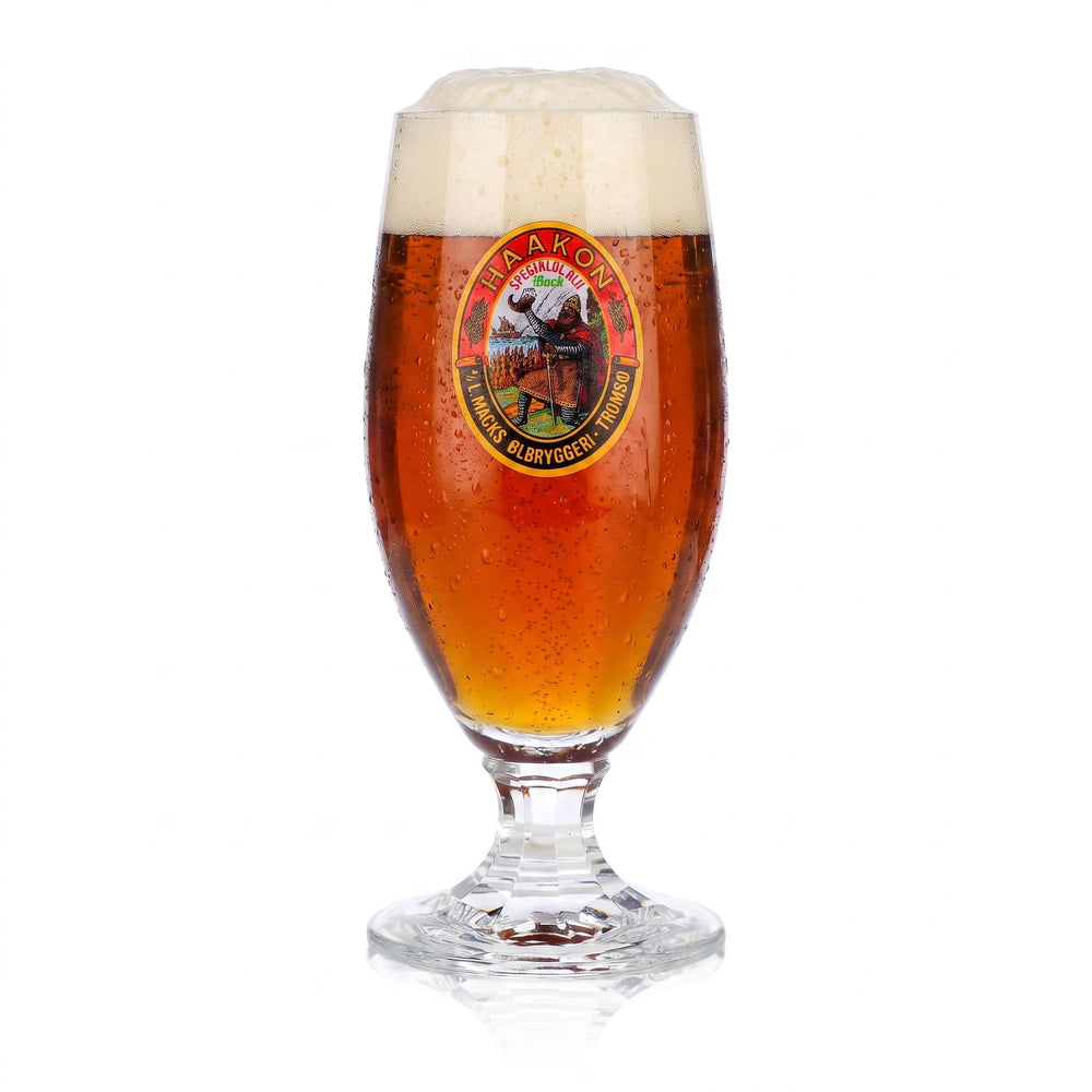 Bicchiere da birra Macks Olbyggeri da 0,33 l, modello Haakon