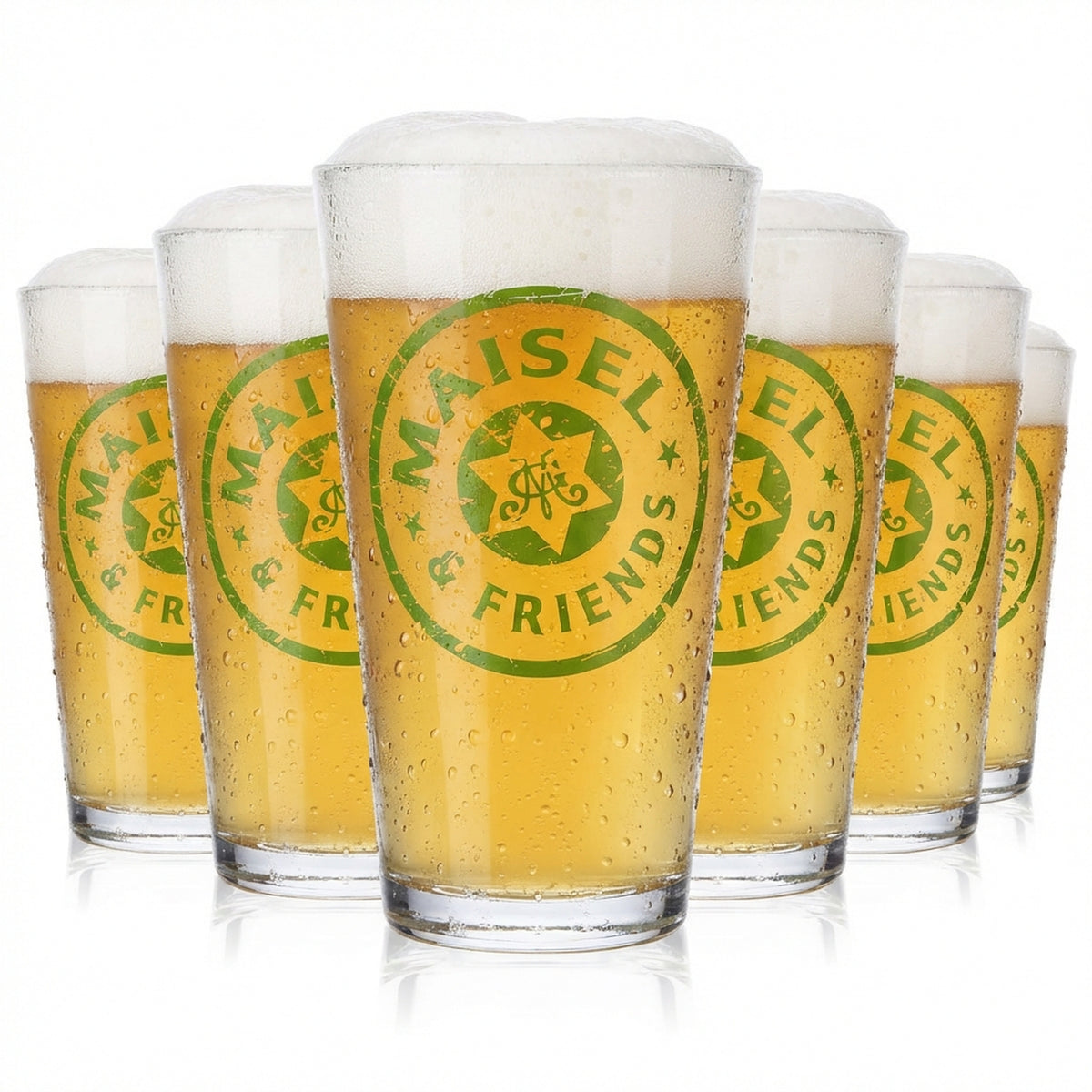 Bicchieri da birra Maisel Weisse Bicchiere Willibecher Frankonia 0,3 l bianco satinato
