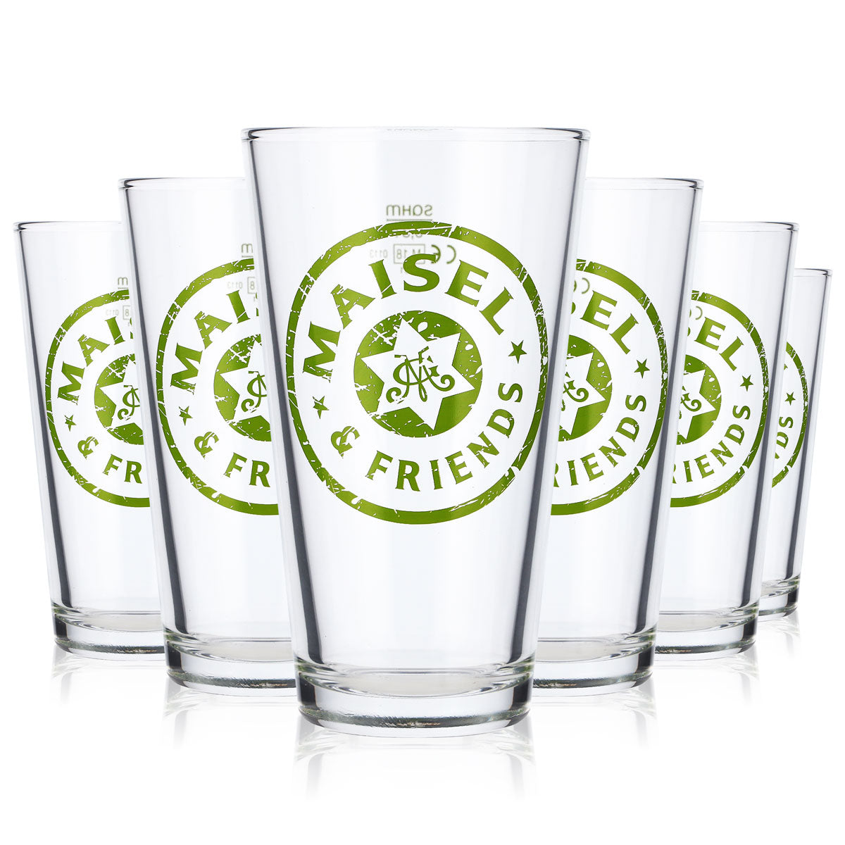 Bicchieri da birra Maisel Weisse Bicchiere Willibecher Frankonia 0,3 l bianco satinato – Vista 5