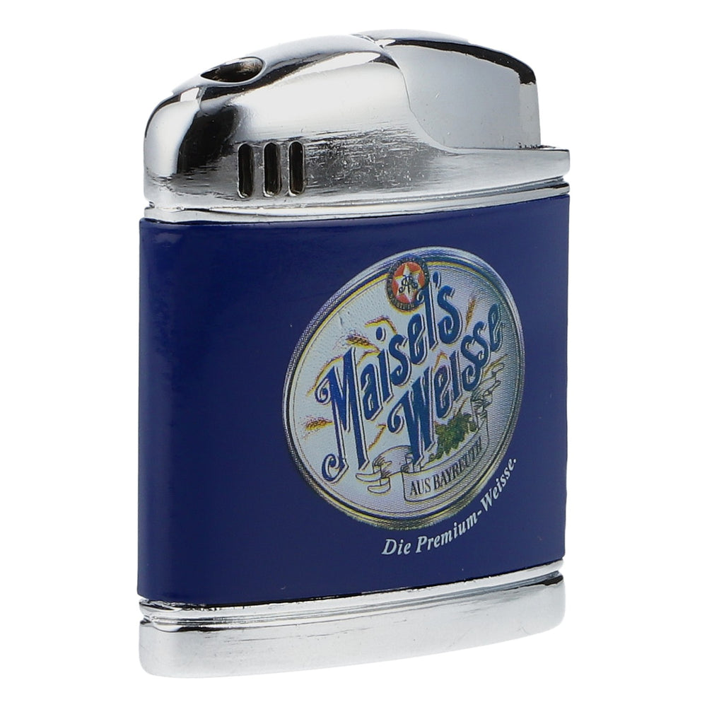 Accendino Maisels Weisse Bier, blu, in metallo, oggetto da collezione, regalo, stile retrò