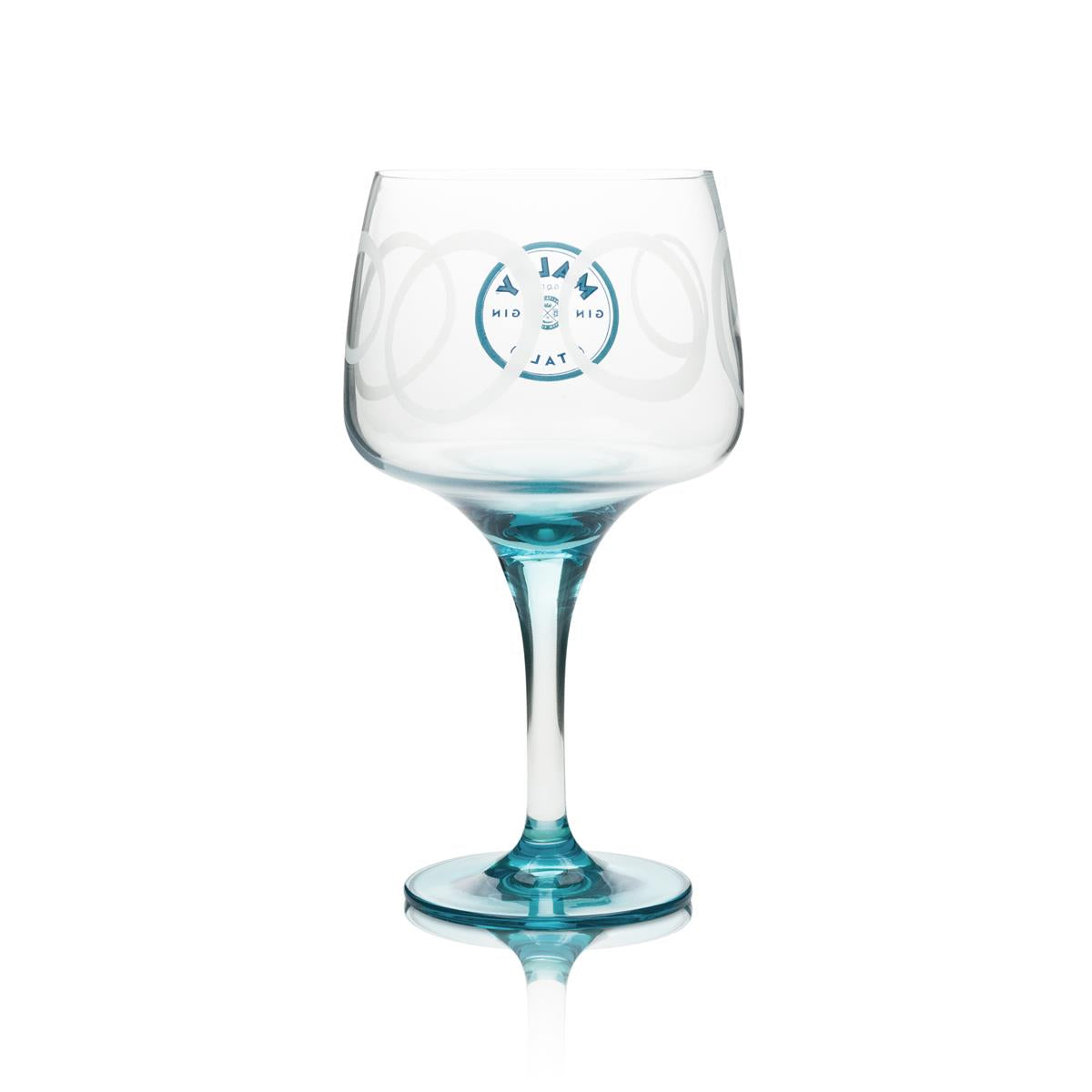 Bicchiere da gin Malfy 0,6 l – Bicchiere Copa con stelo blu Gin Tonic Edizione speciale – Vista 3