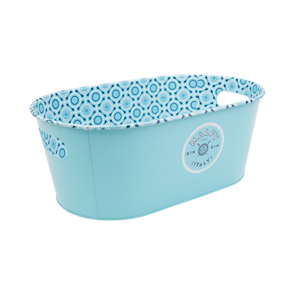 Malfy Gin Raffredda bottiglie Contenitore per cubetti di ghiaccio Vaschetta Azzurro 41x25x15cm