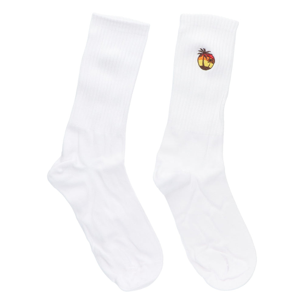 Calzini Malibu Calze Cotone Palma Taglia 38-45 Unisex Calzini da tennis Crew
