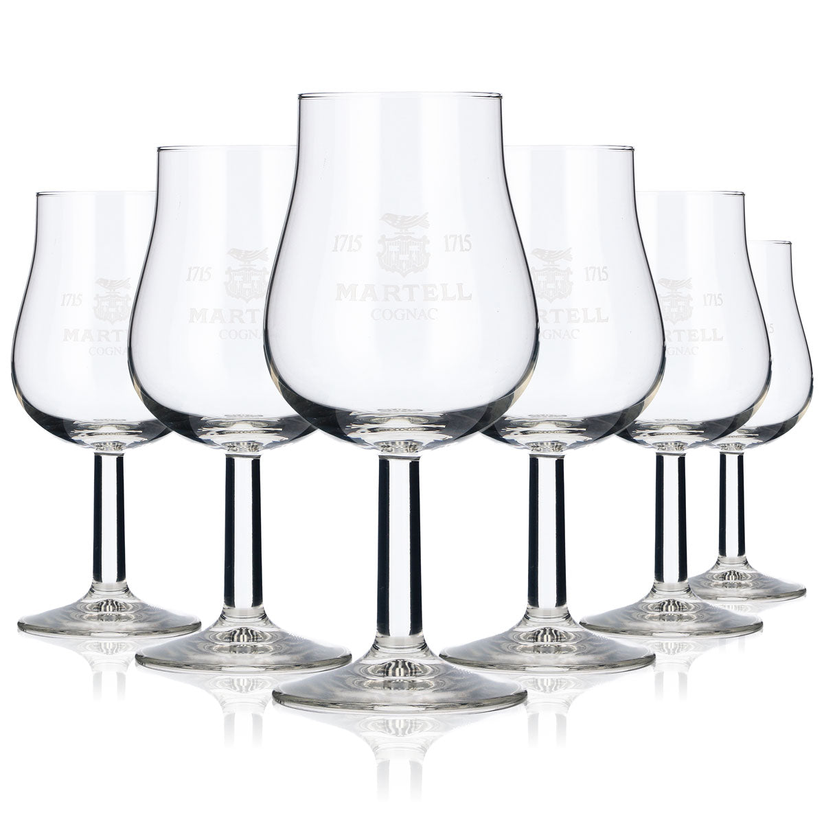 Bicchiere da degustazione Martell Cognac 0,1 l Bicchiere da degustazione con logo bianco