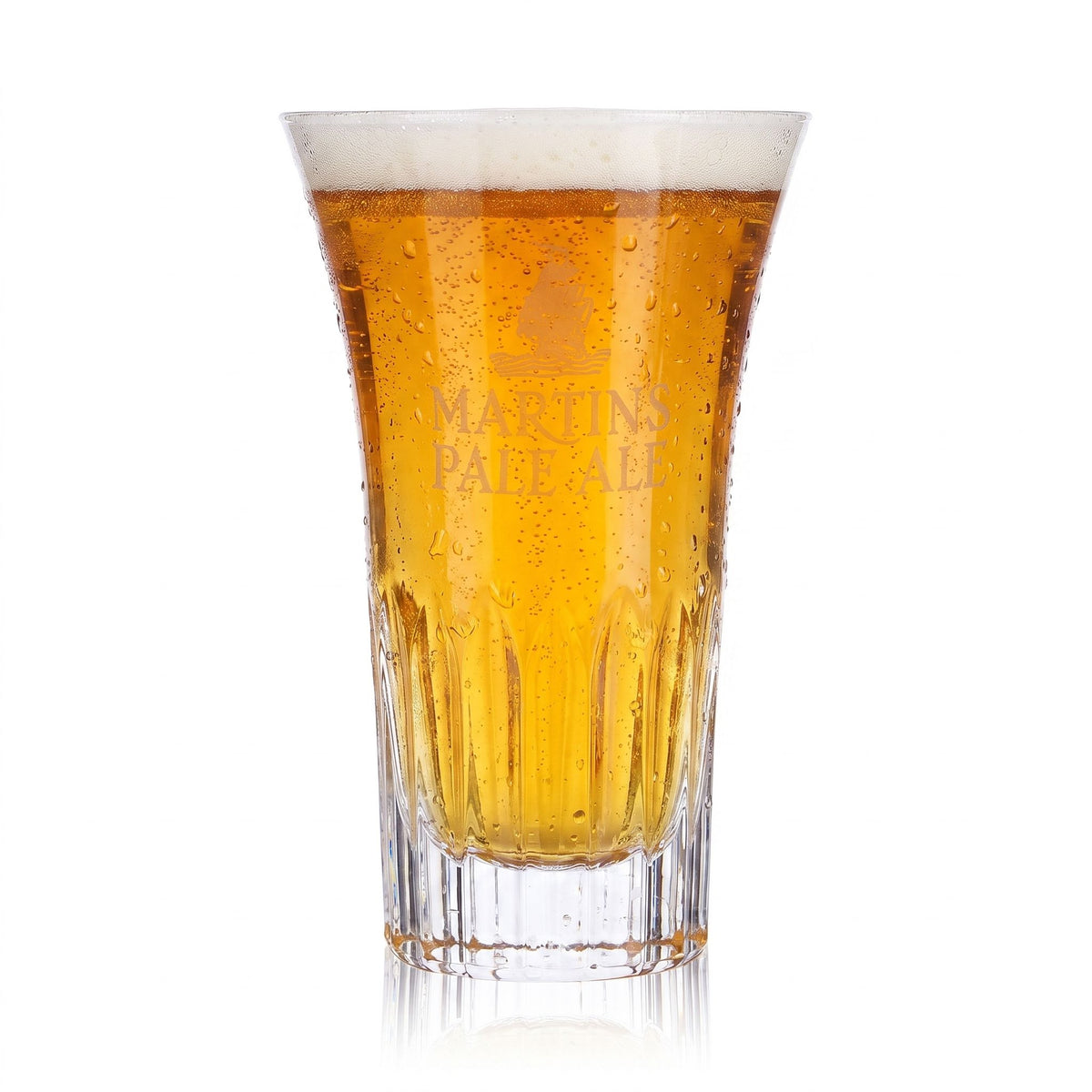 Bicchiere da birra Martin's Pale Ale da 0,38 l con motivo in rilievo