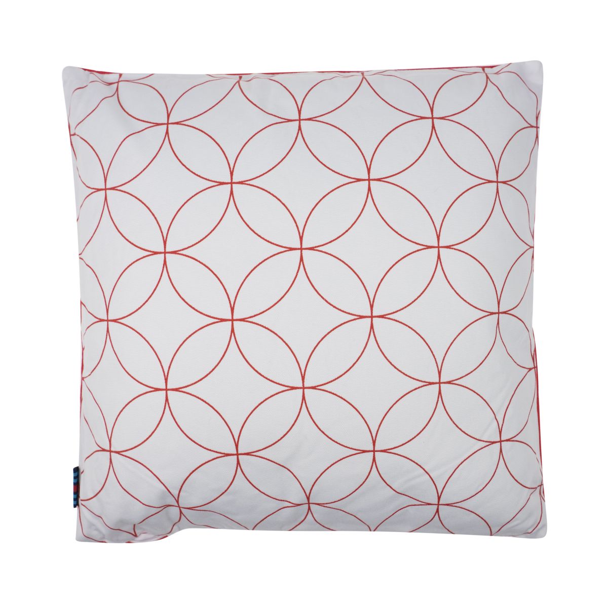 Cuscino Martini 40x40 cm reversibile rosso bianco decorativo per divano, salotto e outdoor – Vista 2