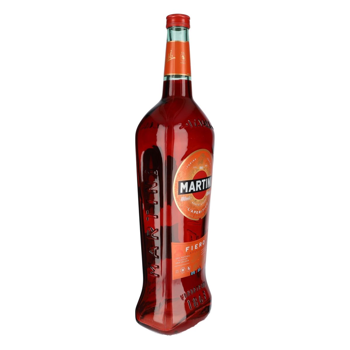 Martini Bottiglia decorativa Bottiglia finta VUOTA 3 l Bottiglia magnum Decorazione da bar – Vista 2