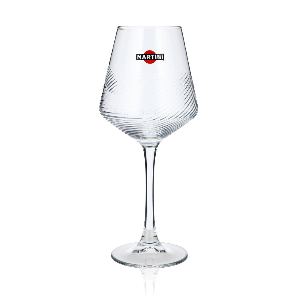 Martini Vermouth Bicchiere con stelo 0,425 l Bicchieri Bicchiere da vino Design a rilievo HH Global