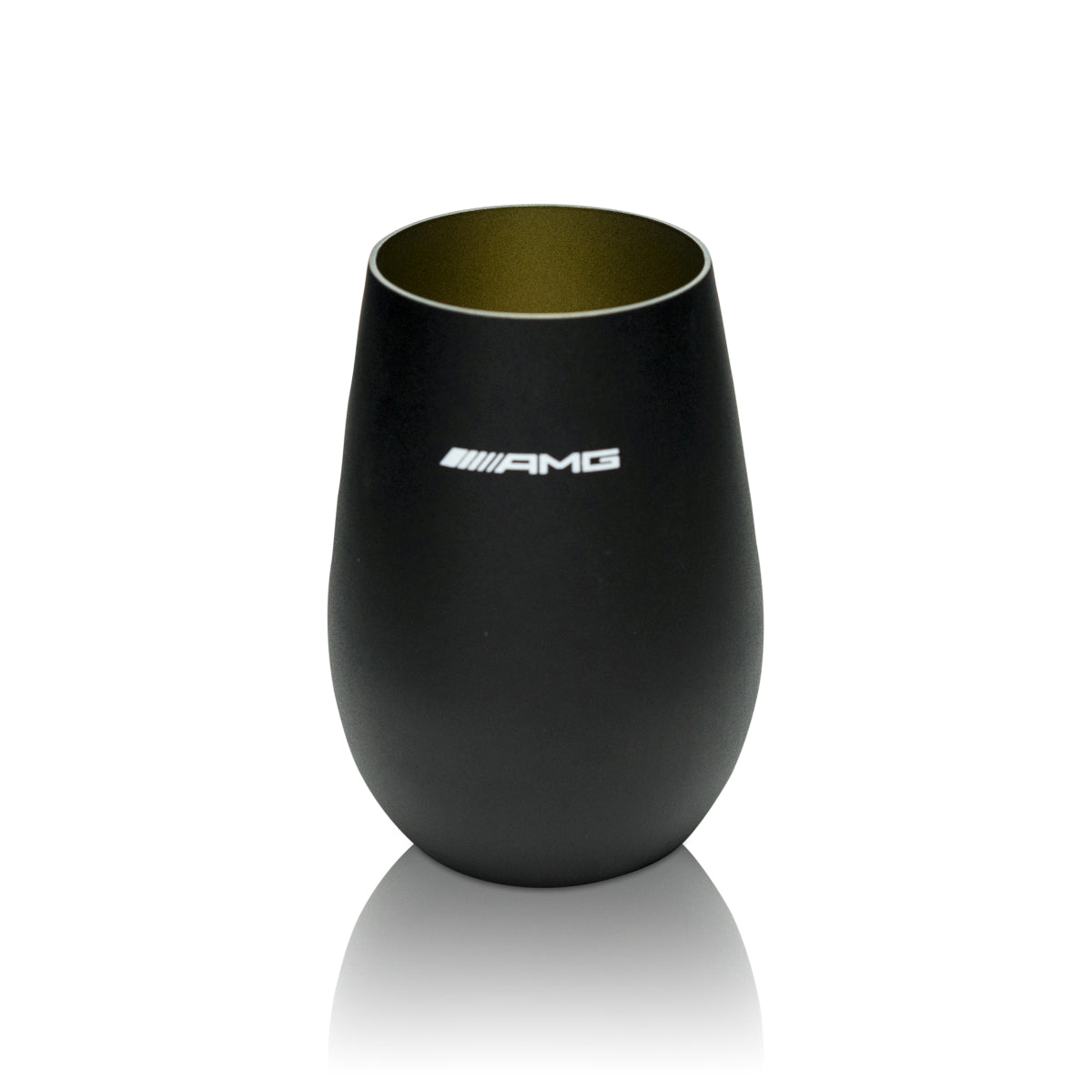 Mercedes AMG Bicchiere 0,4 l nero opaco con logo emblema Auto Car Bicchieri Tazza Tuning
