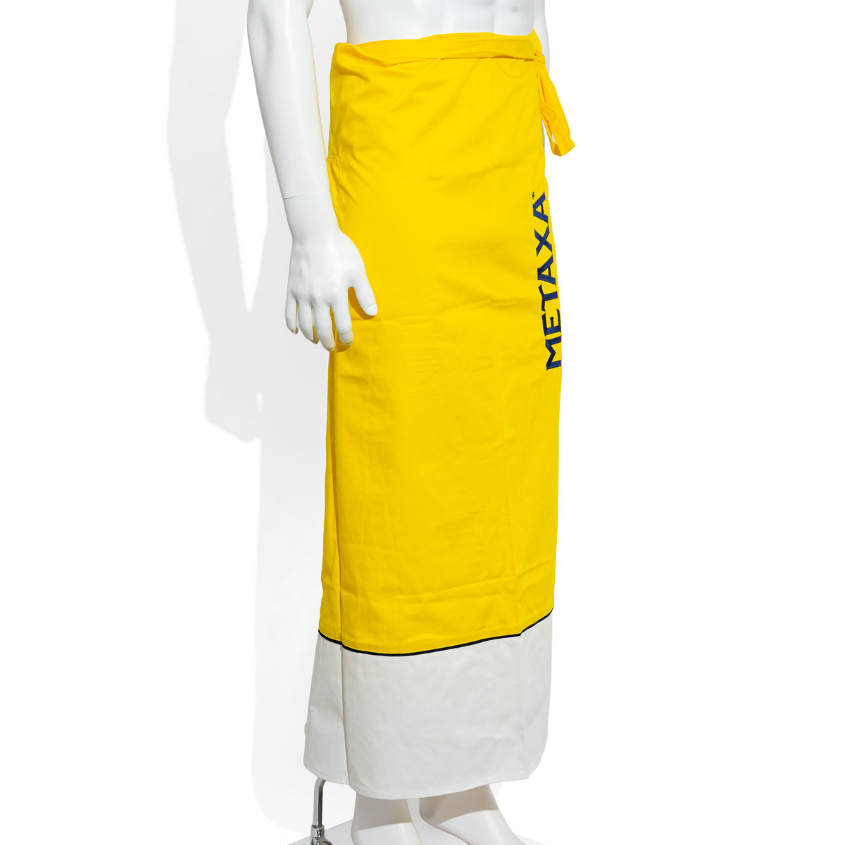Grembiule da cameriere Metaxa in vetro, color giallo, tessuto misto, grembiule da bar – Vista 2