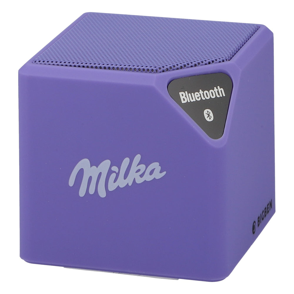 Altoparlante Bluetooth Milka BIGBEN Luminous con effetti luminosi, viola