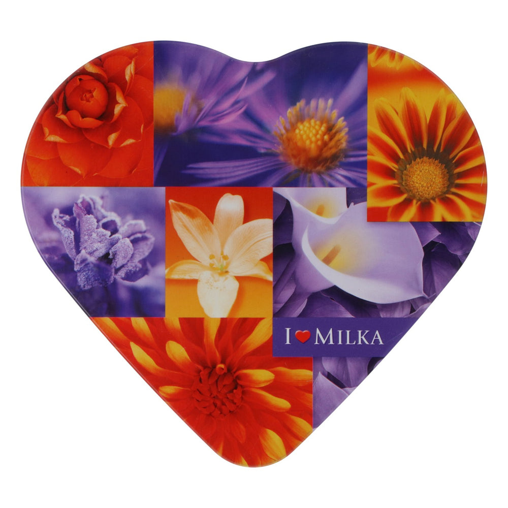Milka Cioccolato Confezione regalo Scatola di latta Scatola portagioie "Cuore"