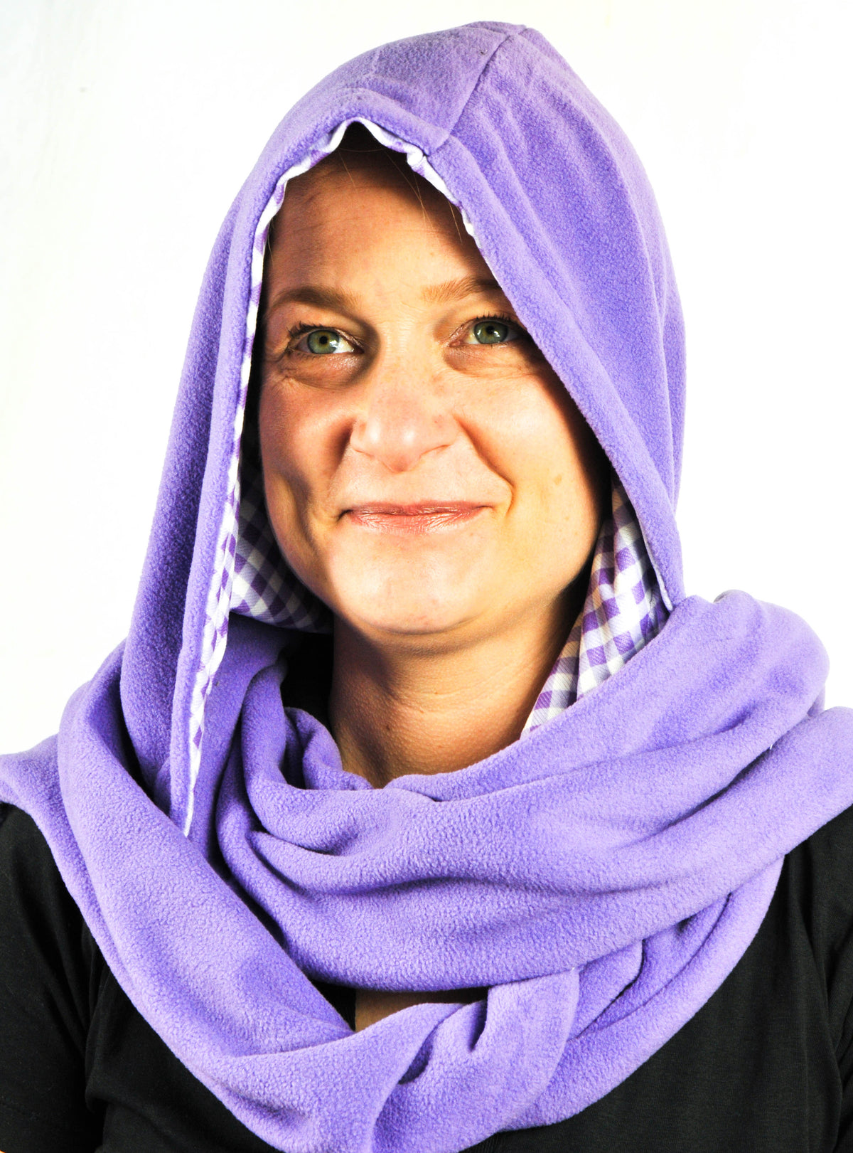 Cappello, sciarpa e guanti Milka in cioccolato Sciarpa con tasca Tre in uno