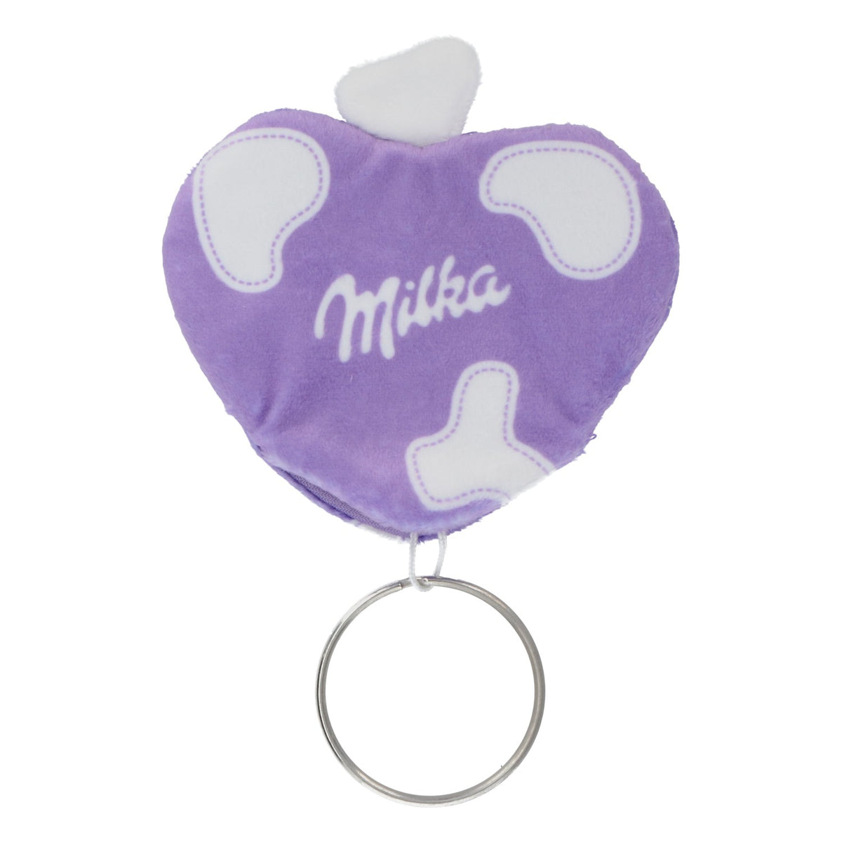 Portachiavi Milka Cioccolato Cuore Tessuto Viola – Vista 2