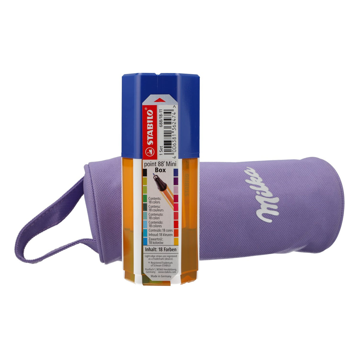 Cioccolato Milka Astuccio Stabilo Point 88 mini matite 18 colori – Vista 4