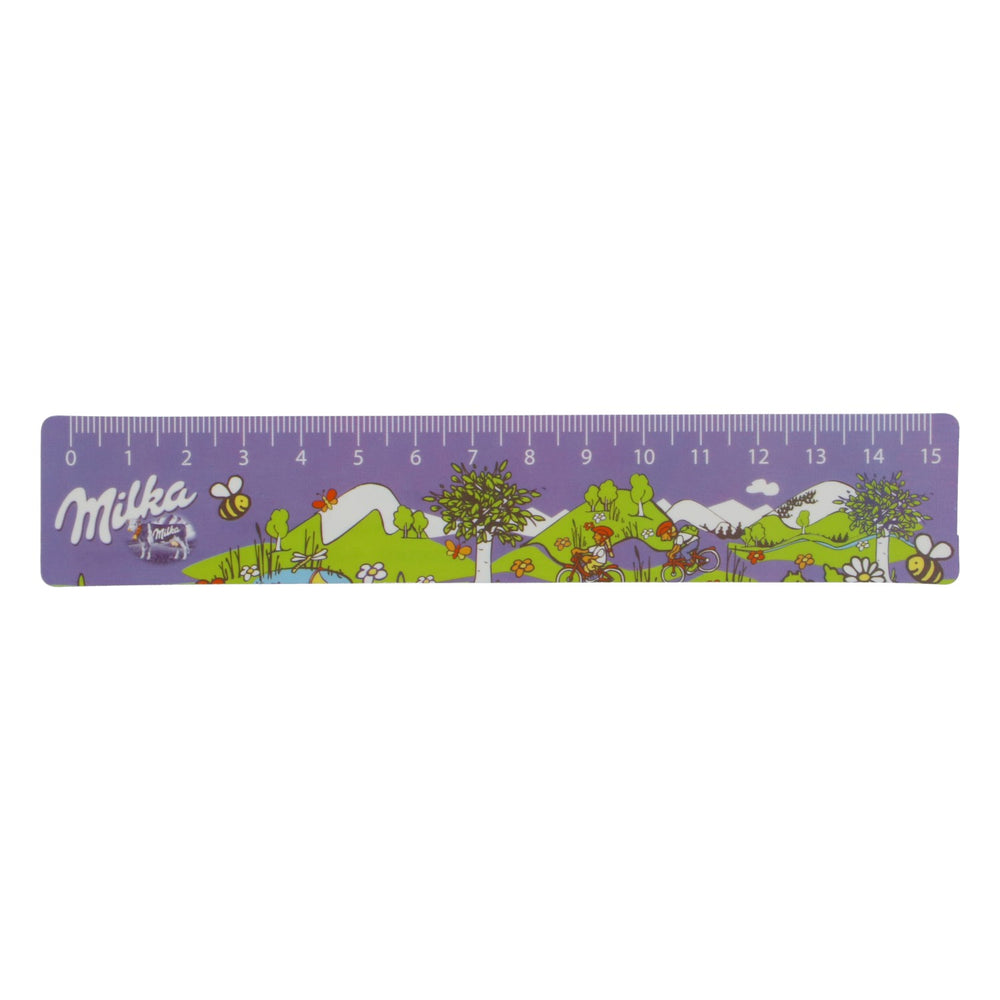 Righello con motivi Milka