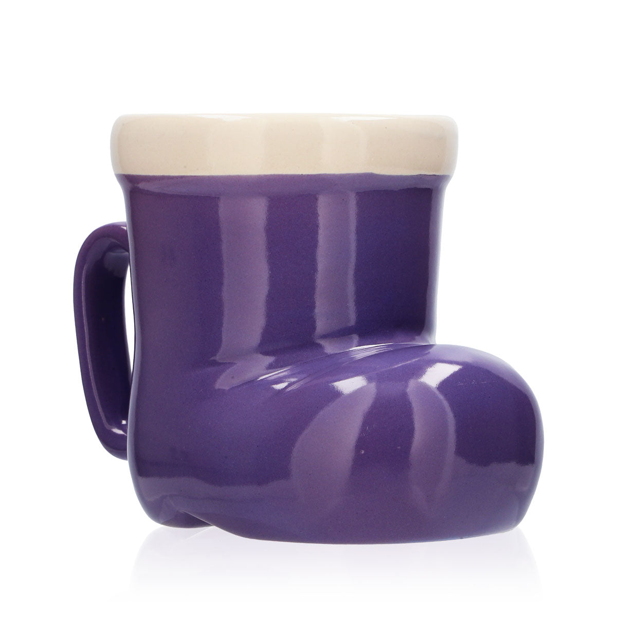 Milka Dolciumi Bicchiere di latte e cacao 0,4 l Tazza per bambini Stivali Viola – Vista 4