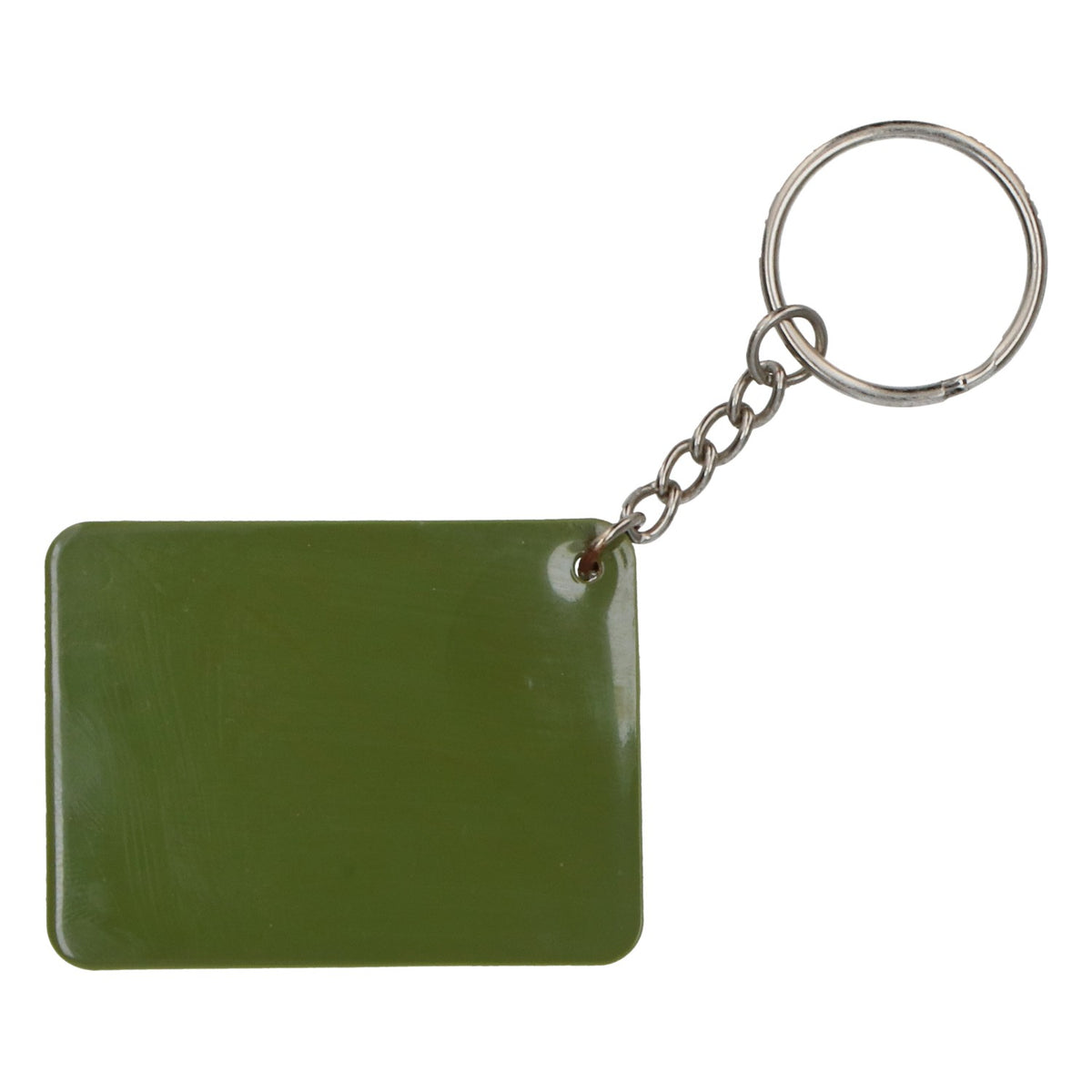Portachiavi Miller in gomma Lite ARMY verde con carro armato – Vista 3