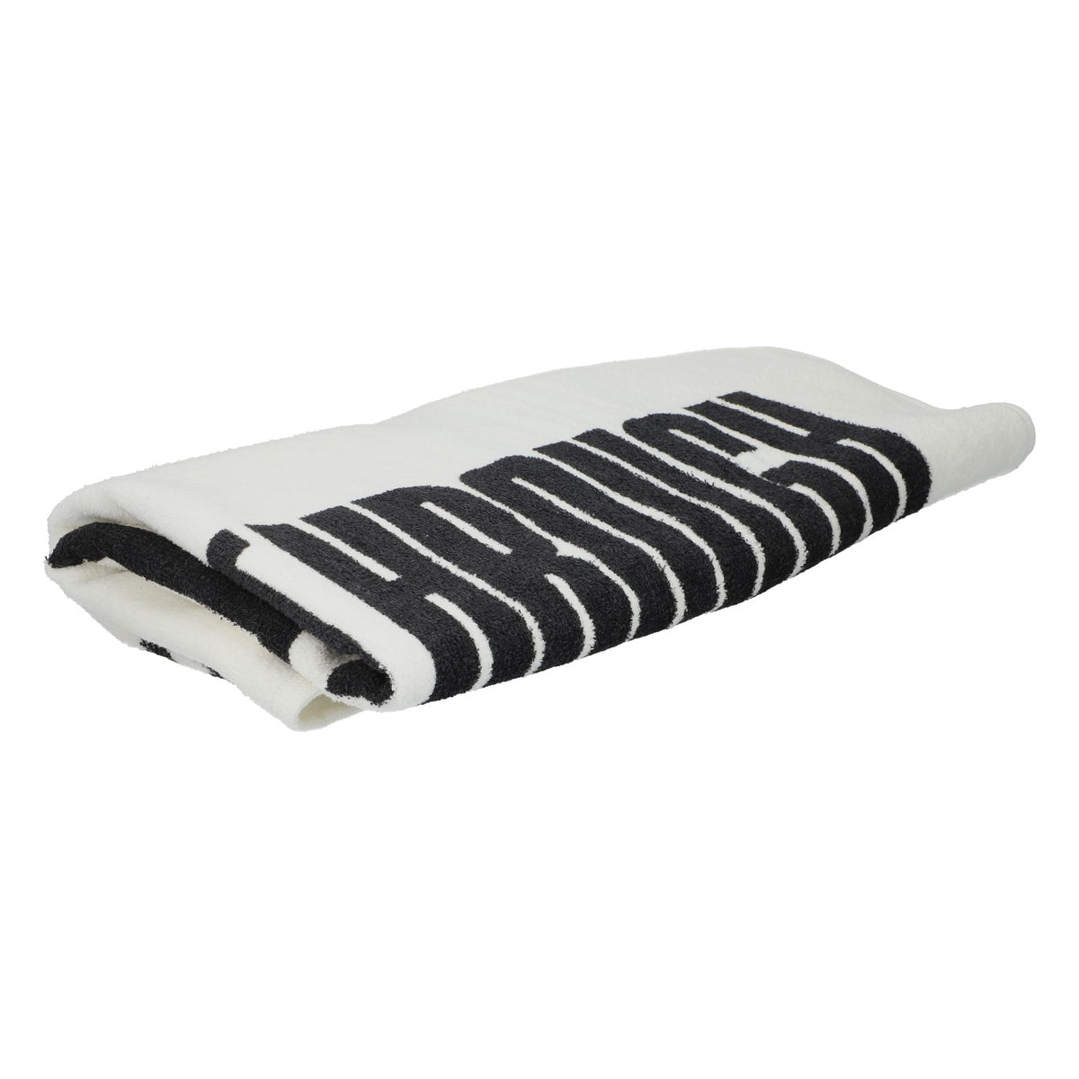 Telo mare Miller, 145x87 cm, bianco, in cotone, per spiaggia e piscina