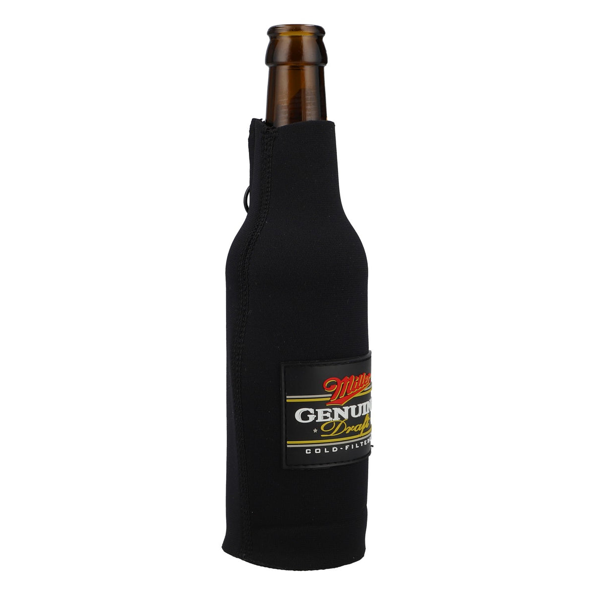 Miller Genuine Draft - Copri bottiglia in neoprene, portabottiglia termico, nero, birra – Vista 2