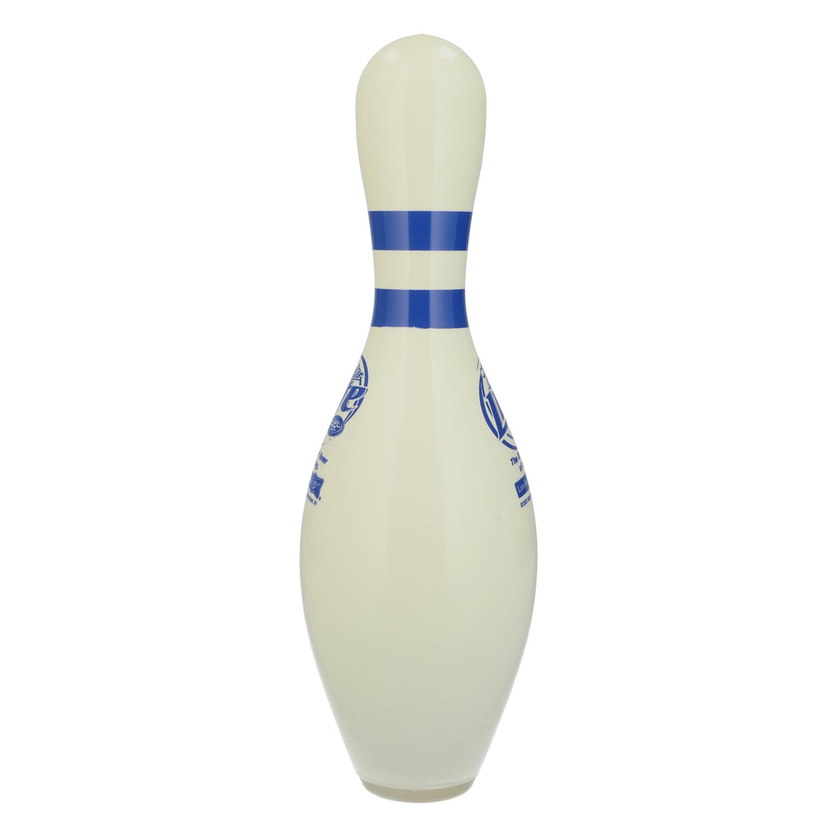 Birra Miller Lite, birillo da bowling in legno con logo blu, oggetto decorativo da collezione per bar – Vista 2