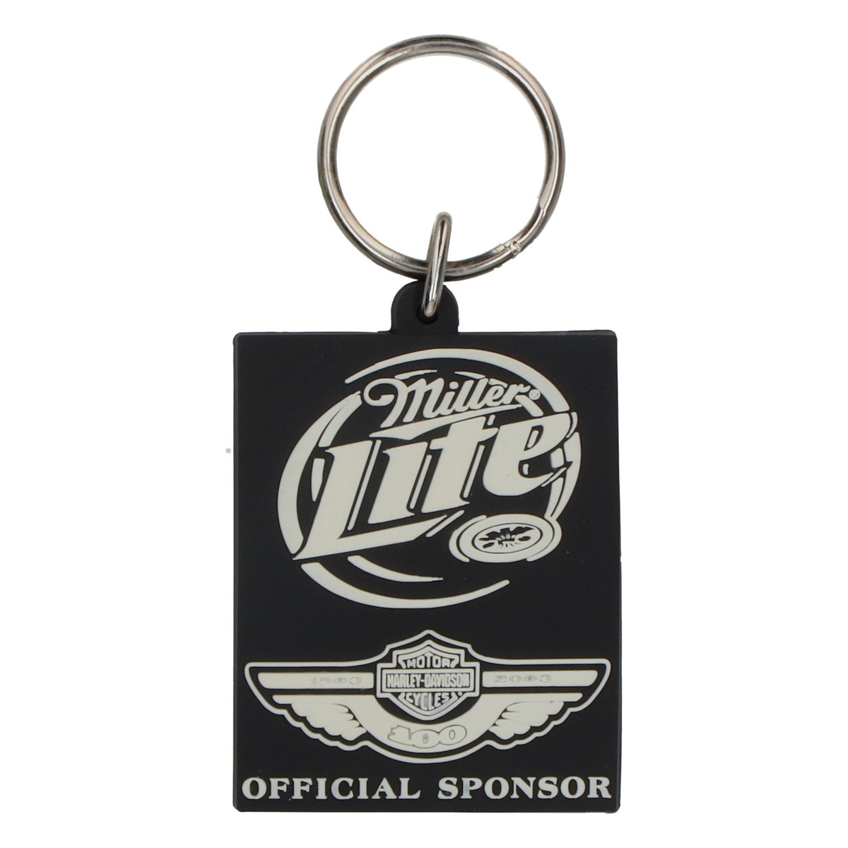Portachiavi Miller Lite Harley-Davidson in gomma - Sponsor ufficiale – Vista 2