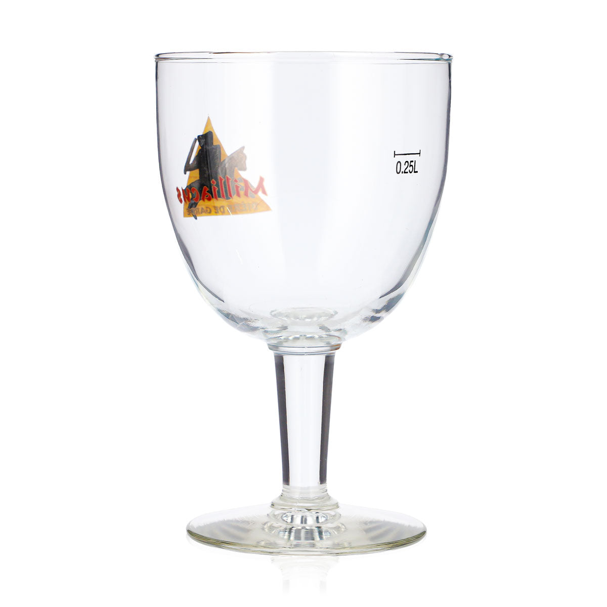 Bicchiere da birra Milliacus da 0,25 l, a forma di tulipano, per birre De Garde, bicchiere a calice Durabor – Vista 3