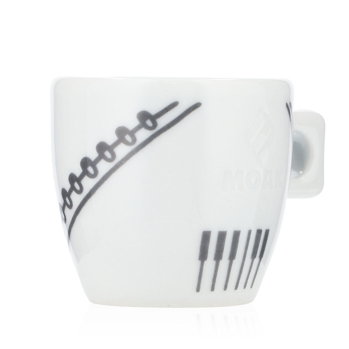 MOAK Tazza da caffè Tazza da espresso 50 ml Tazza con manico Bicchiere da caffè Bicchieri Jazz – Vista 4