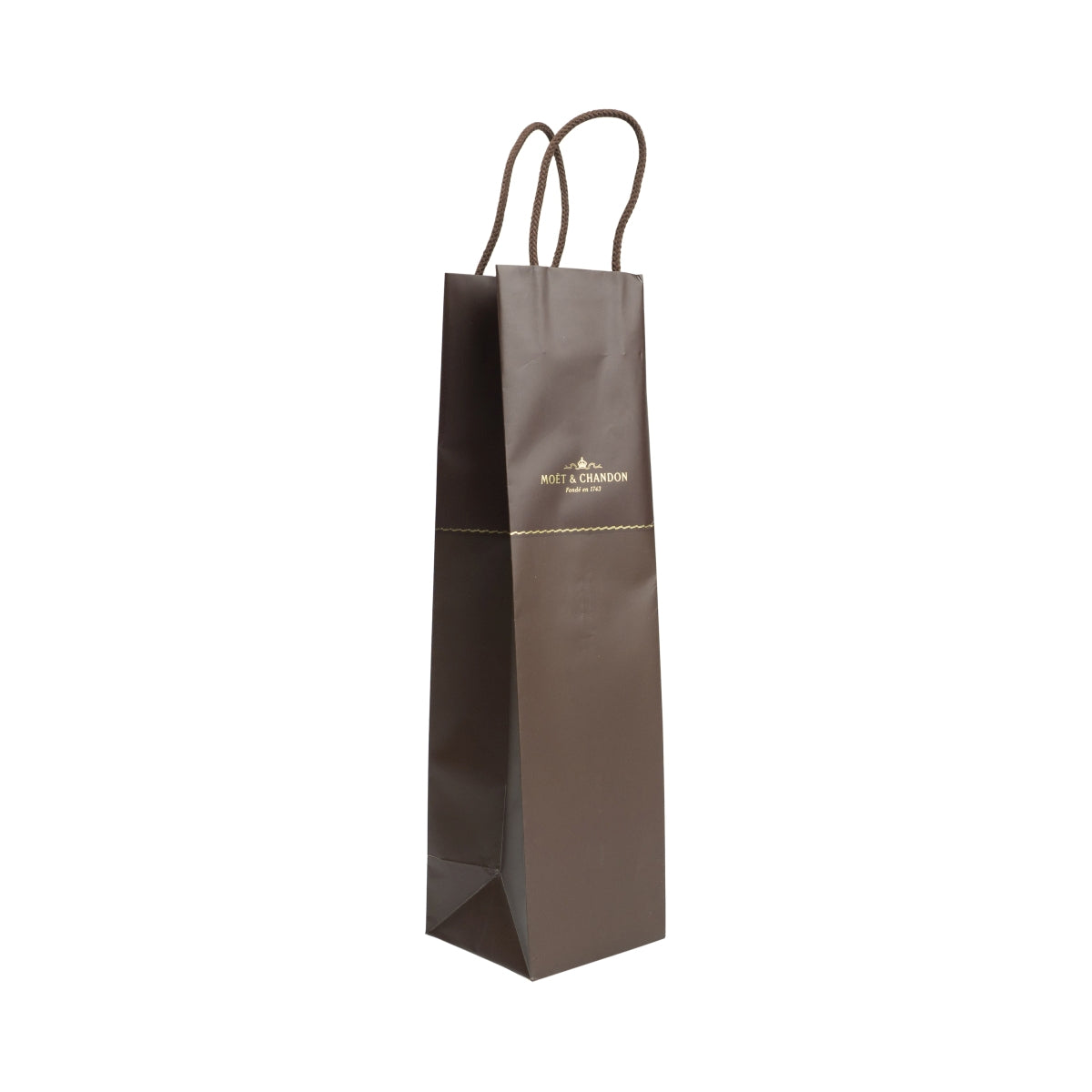 Moet Chandon Champagne Borsa per bottiglia marrone Cartone Borsa regalo Retrò