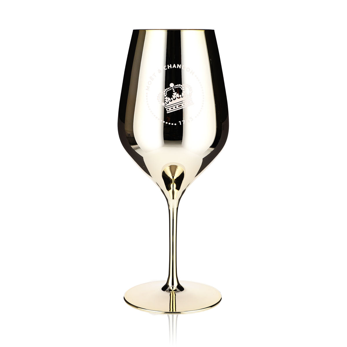 Bicchiere da champagne Moët & Chandon 0,6 l Bicchiere da vino in vetro vero Oro Nuovo logo – Vista 8