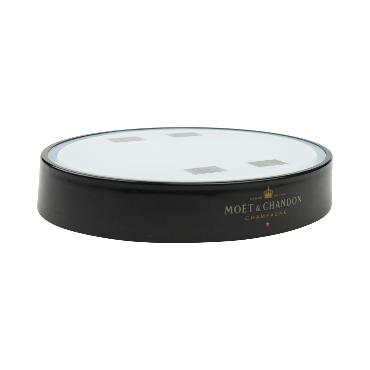 Moet & Chandon Champagne Glorifier Raffreddatore LED ricaricabile con supporto e luce