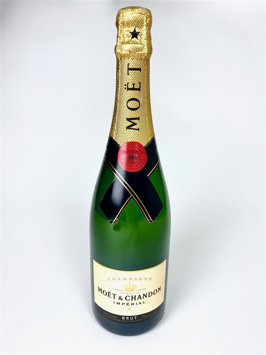 Moet Chandon Champagne Bottiglia da esposizione 0,7 l Brut Imperial VUOTA Decorativa Dummy Empty Bar