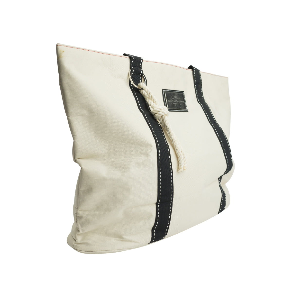 Moet Chandon Champagne Borsa da spiaggia beige Zaino Borsa a tracolla Borsa per la spesa – Vista 2