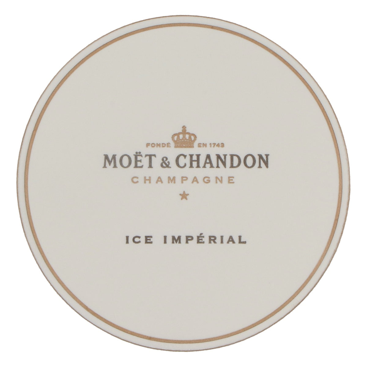 Moet Chandon Champagne Sottobicchiere in vetro 9 cm di diametro