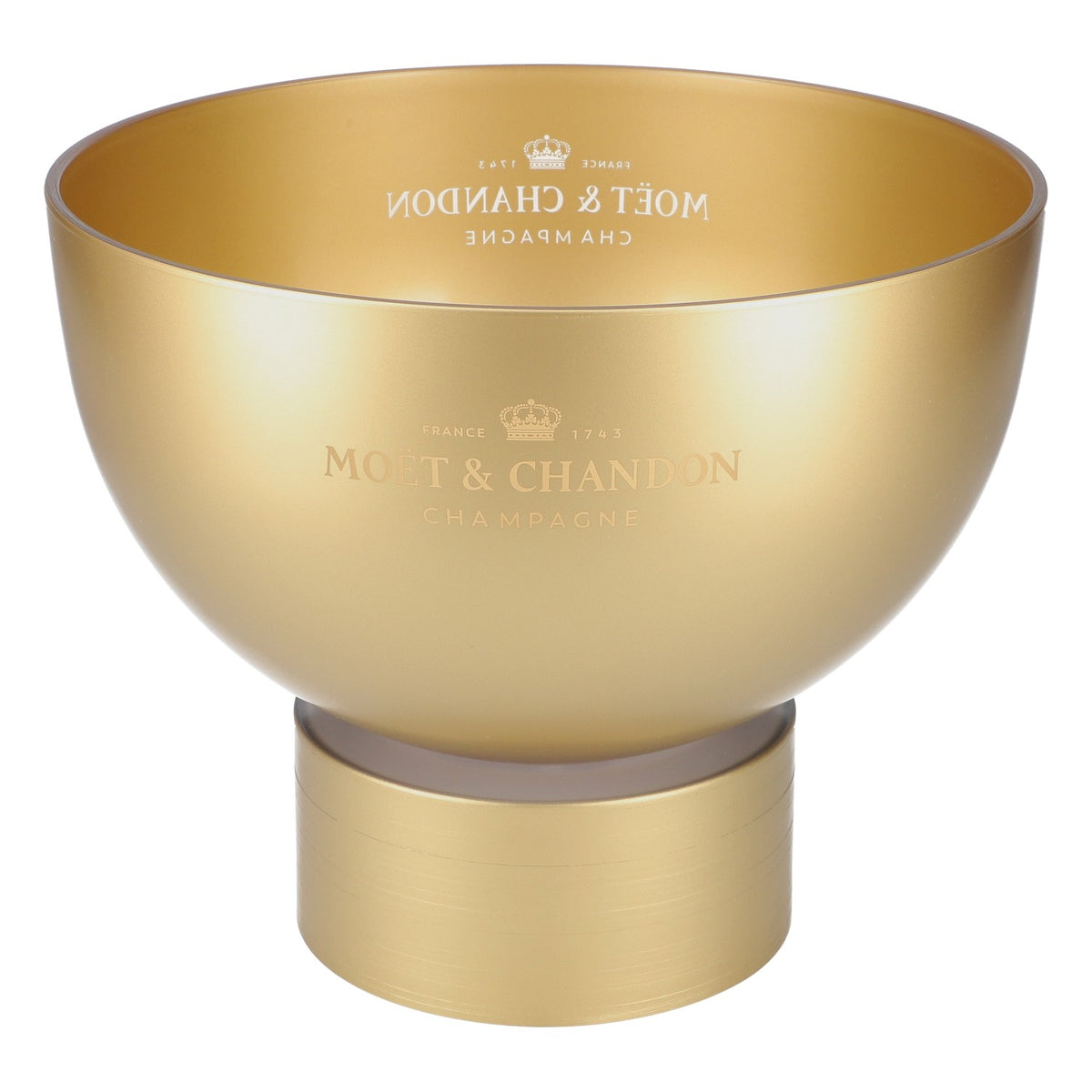 Moet Chandon Raffredda bottiglie Contenitore per ghiaccio Oro Ø25 Vaschetta per ghiaccio Champagne