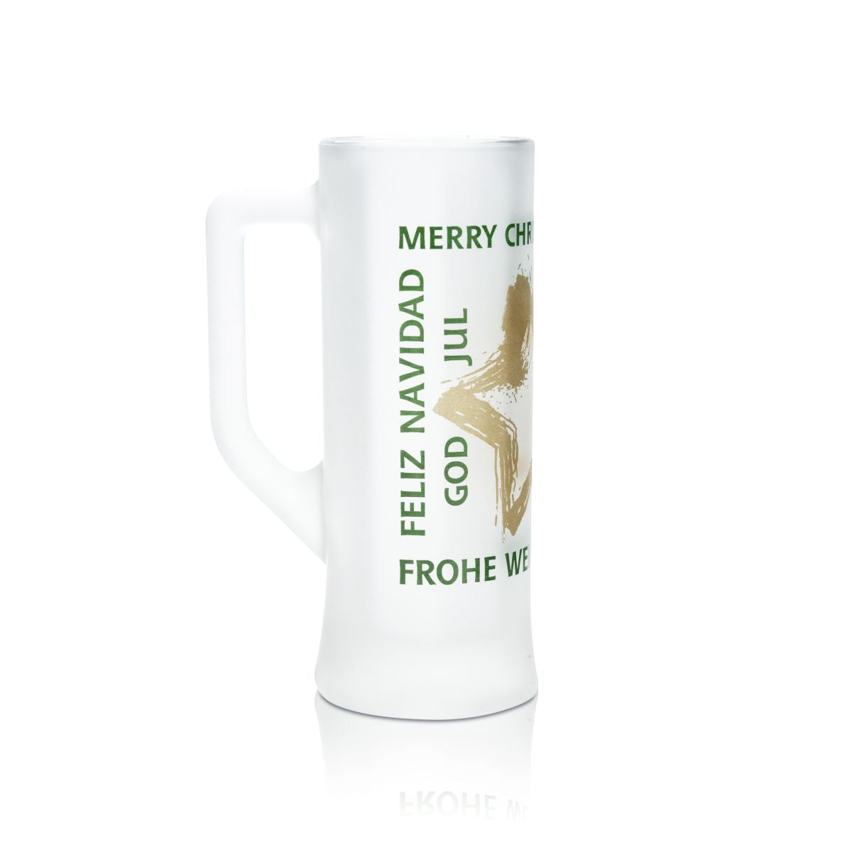 Mohaba Bicchiere per vin brulé 0,2 l Tazza in vetro termico Bicchiere con manico satinato Bicchieri da punch – Vista 4
