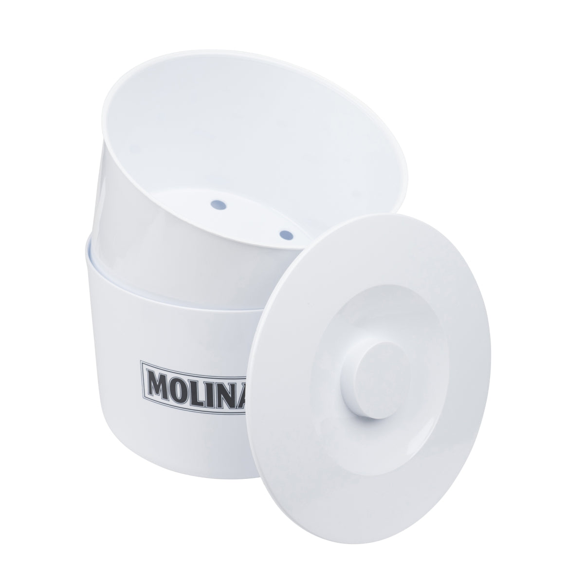 Molinari Sambuca Contenitore per cubetti di ghiaccio con coperchio per bottiglie di bevande – Vista 3