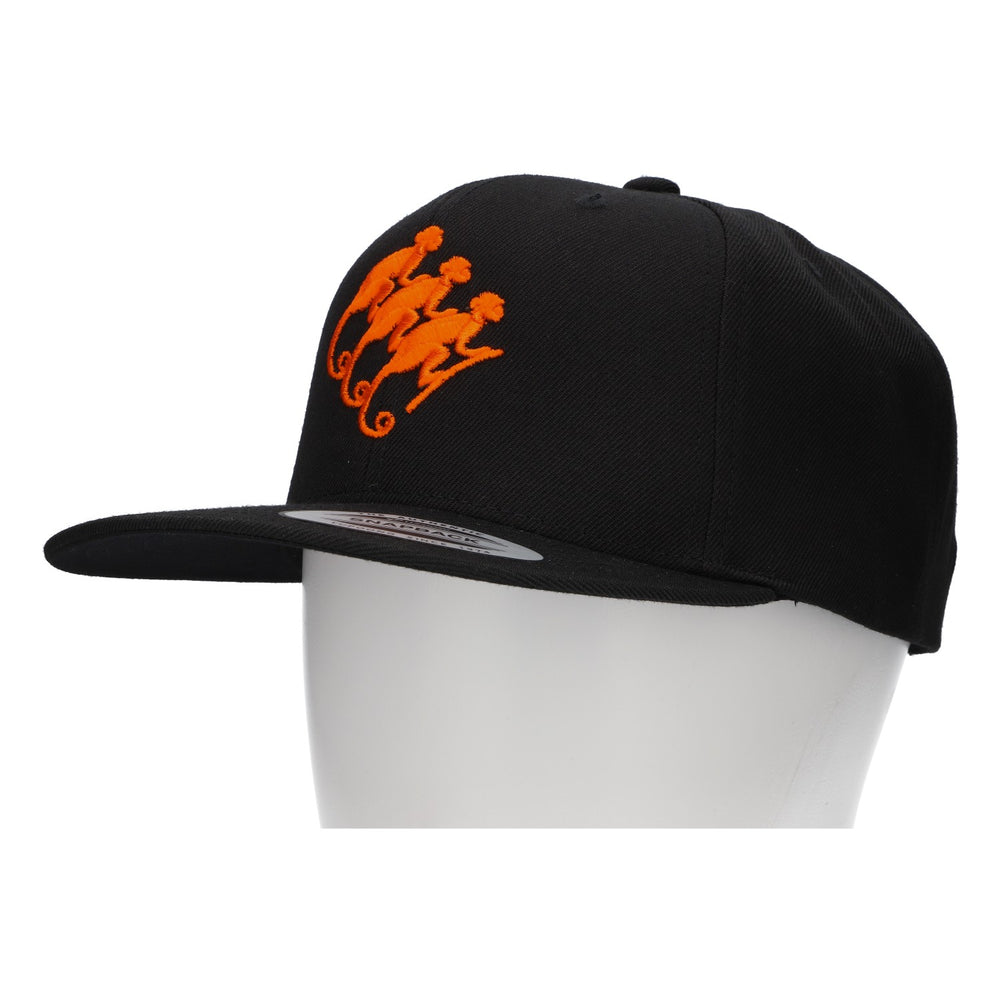 Cappellino Snapback Monkey Shoulder Gin, nuovo, tessuto misto, nero