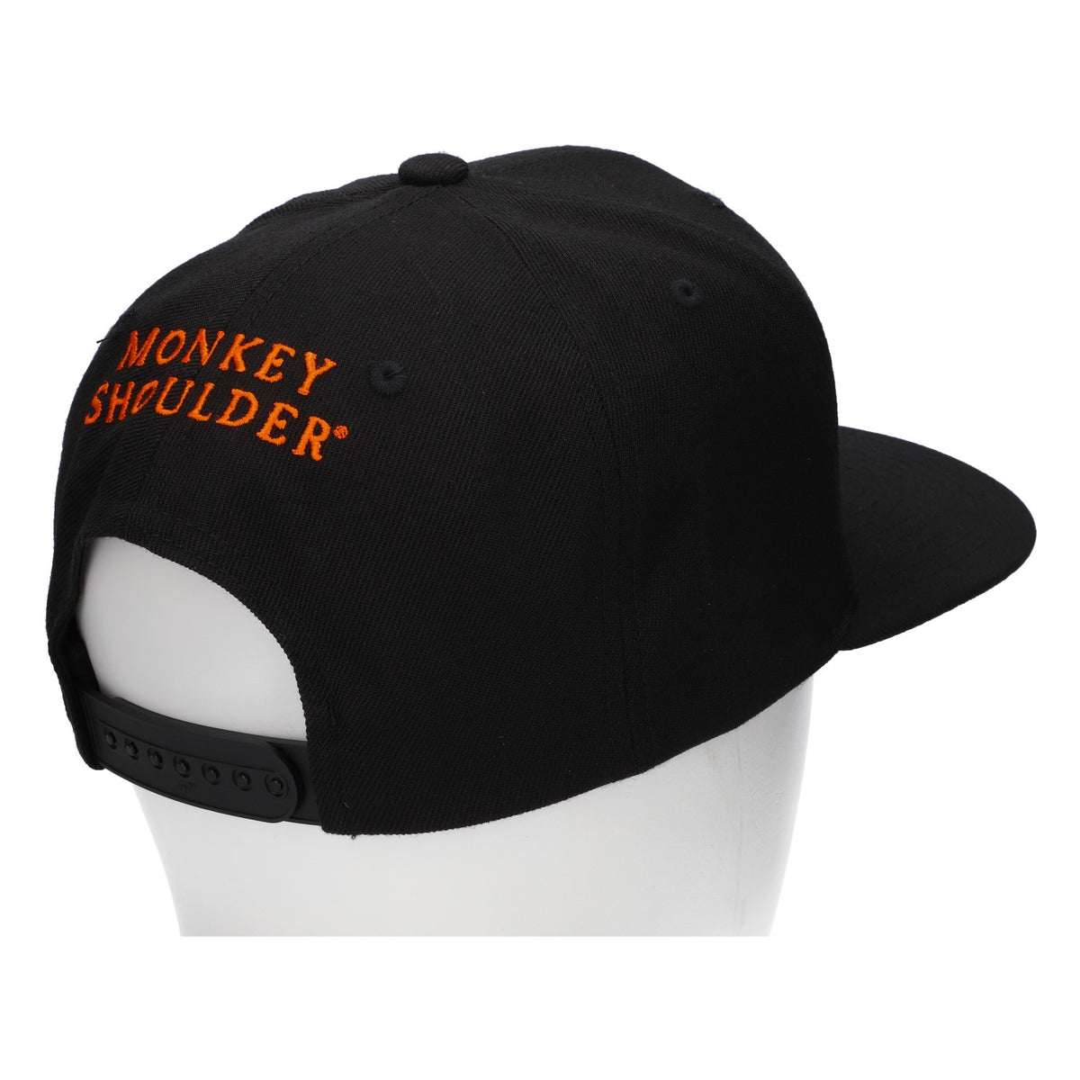 Cappellino Snapback Monkey Shoulder Gin, nuovo, tessuto misto, nero – Vista 4