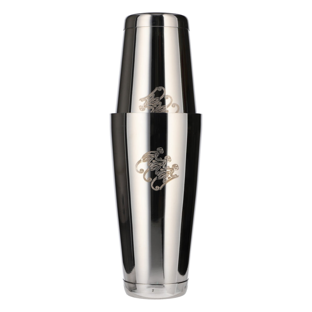 Monkey Shoulder Gin Shaker nuovo in acciaio inossidabile argento Set da cocktail Barequipment