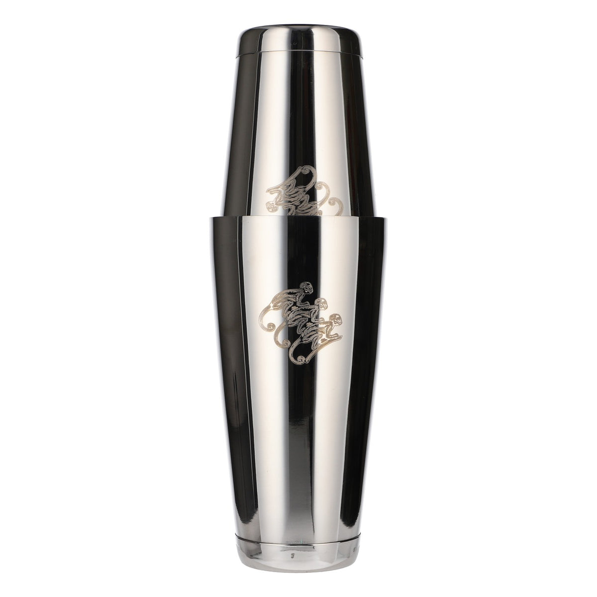 Monkey Shoulder Gin Shaker nuovo in acciaio inossidabile argento Set da cocktail Barequipment
