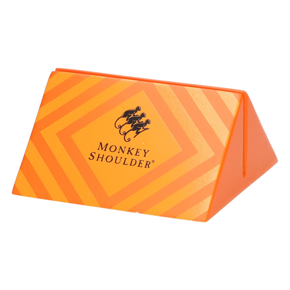 Monkey Shoulder Espositore da tavolo Portacartoline Espositore pubblicitario Portaflyer Gastronomia Pub Accessori per bar