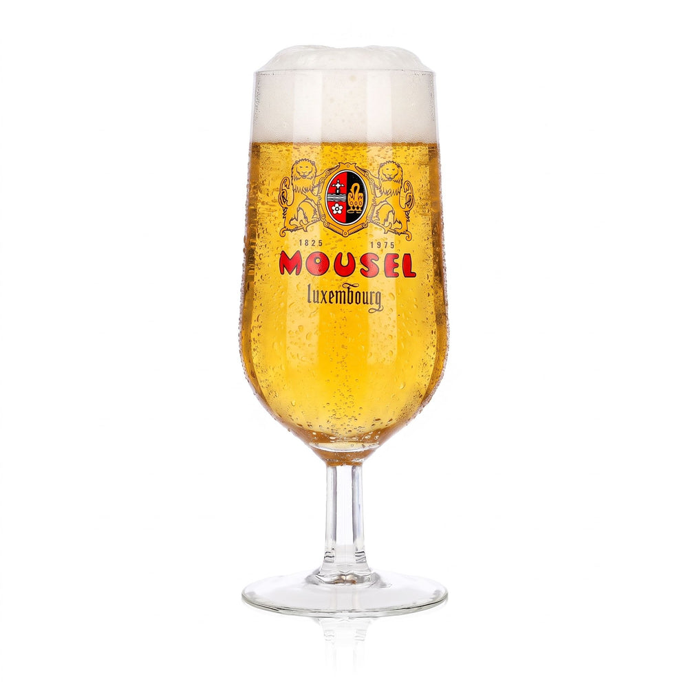 Bicchiere da birra Mousel da 0,25 l, modello "Pokal", Lussemburgo