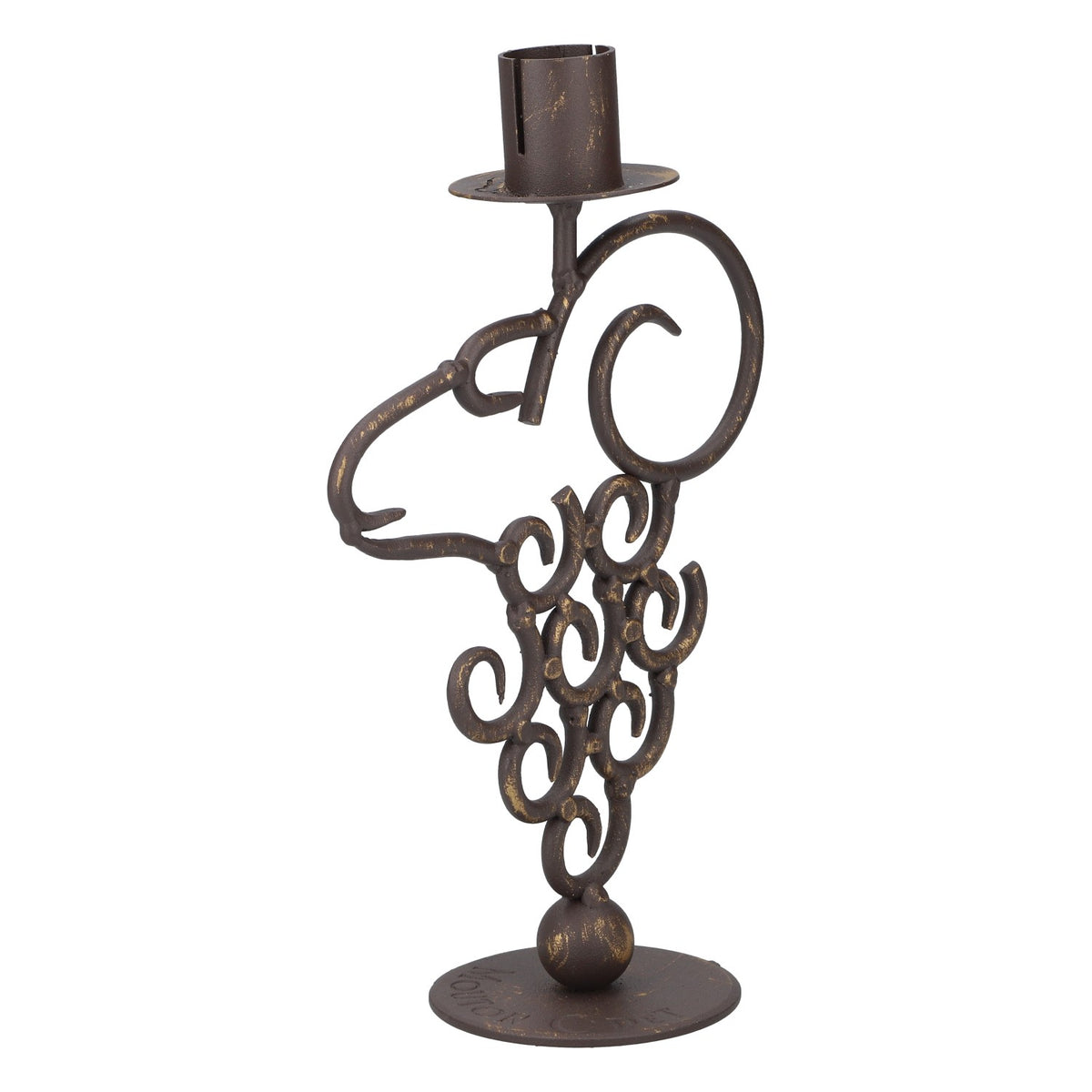 Mouton Cadet: portacandele decorativo in metallo grigio – Vista 2