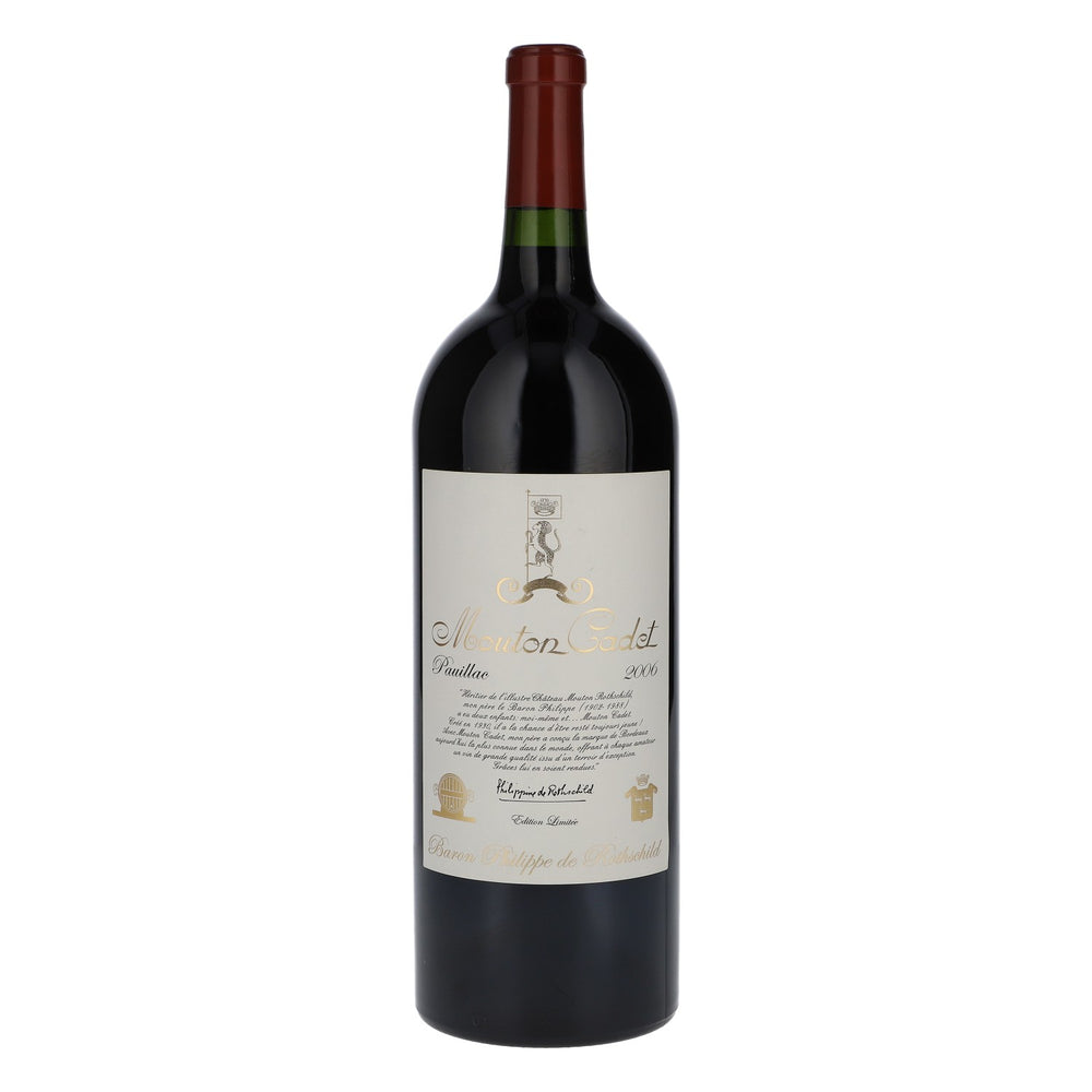 Mouton Cadet, bottiglia da esposizione da 2 litri, Pauillac 2006, bottiglia decorativa, showbottle