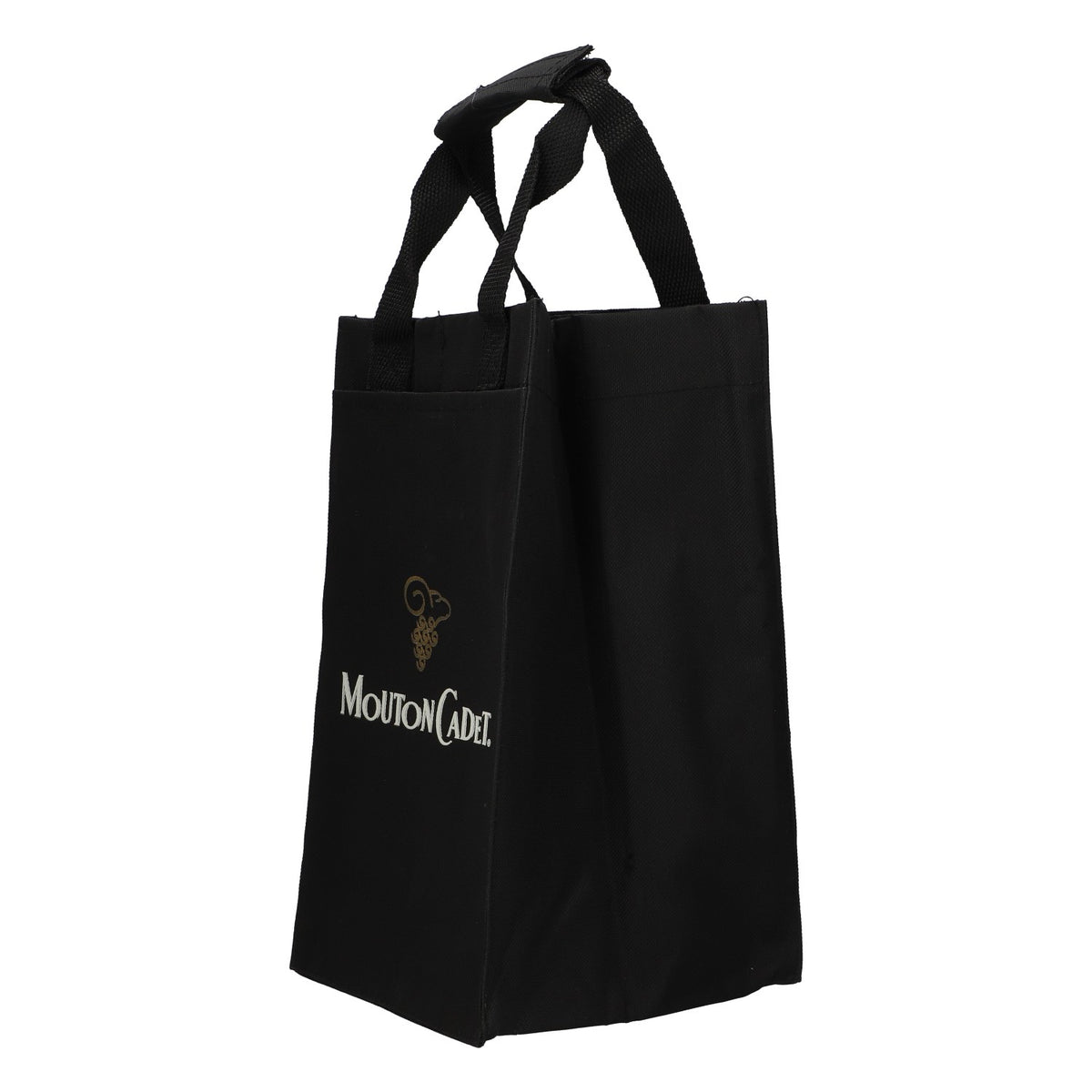 Mouton Cadet Borsa portabottiglie a 4 scomparti, nera – Vista 3