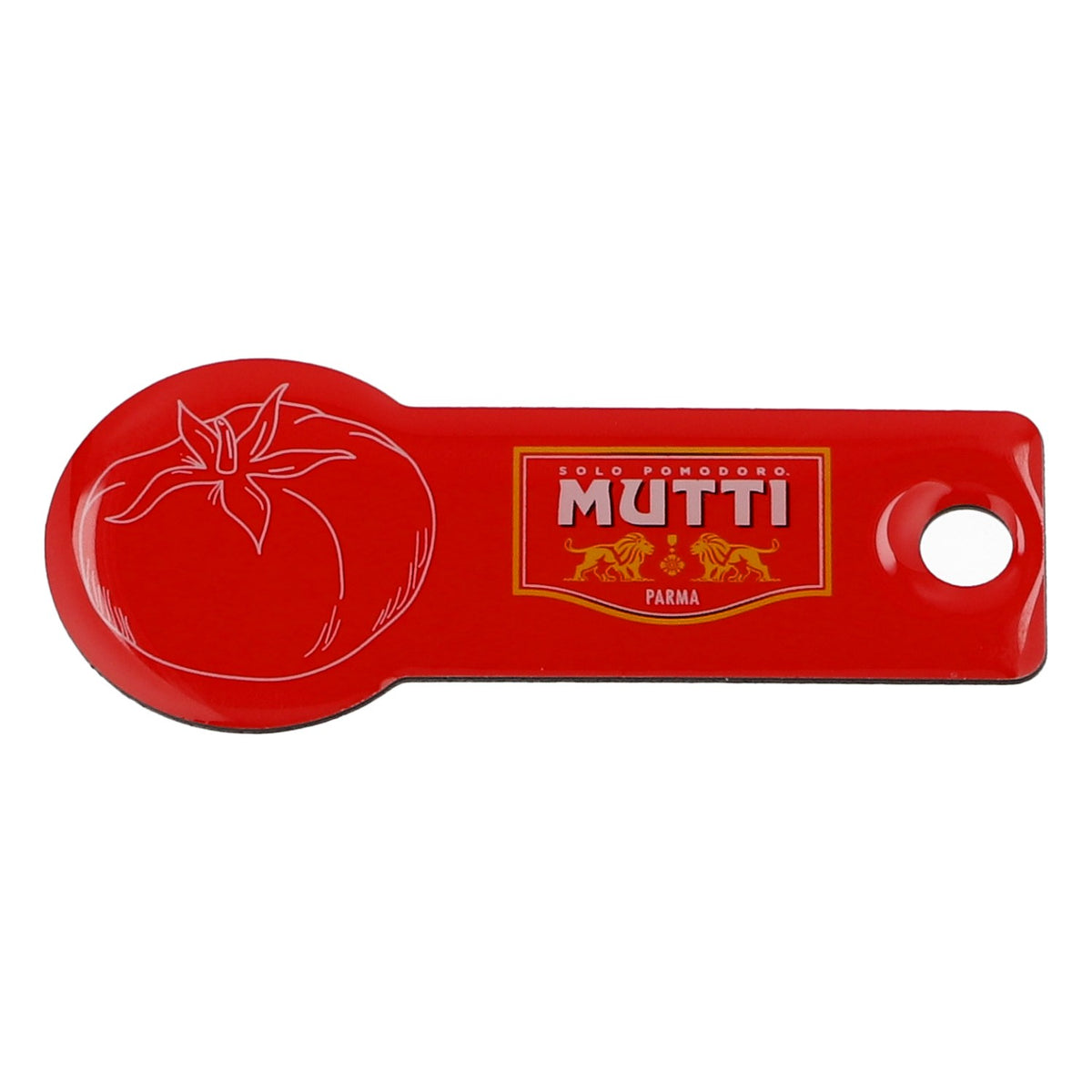 Mutti Passata di pomodoro Carrello della spesa Portachiavi Ciondolo Mutti Mutti
